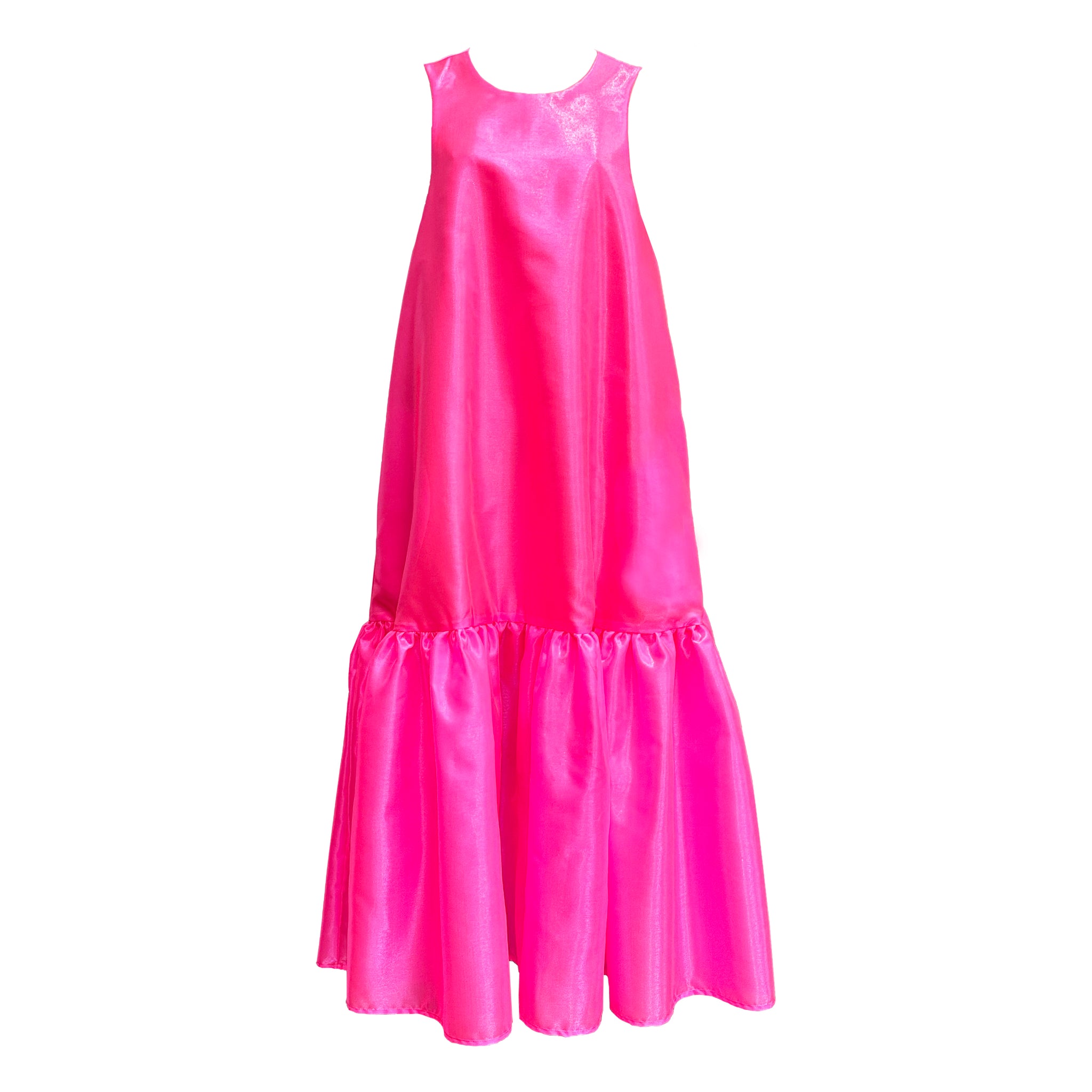 blaise pink satin maxi dress Satin Maxi Blush Pink Dress Blaise Pink Satin Maxi Dress US 10 Beginning Boutique Exclusive