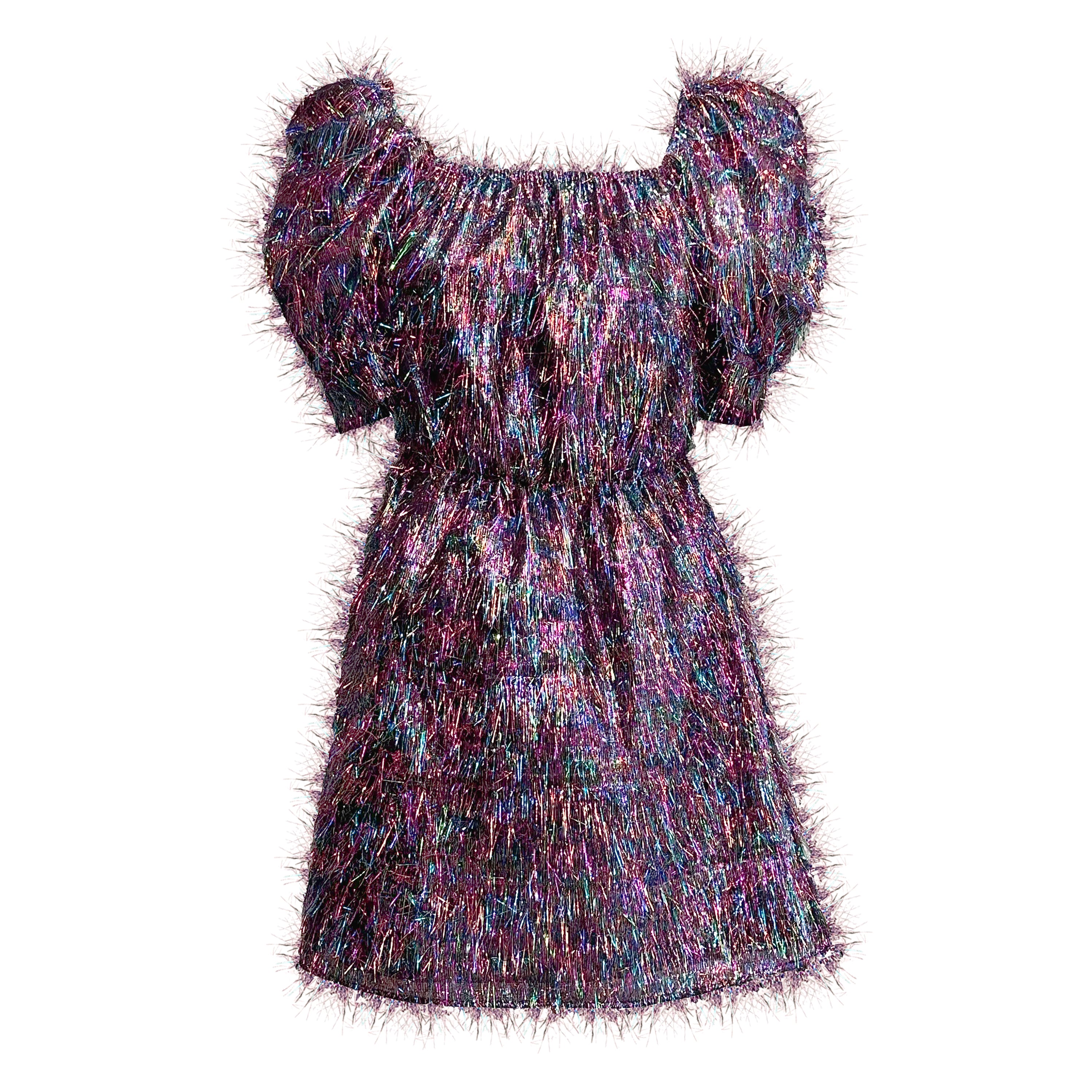 purple tinsel dress Purple Tinsel Cotton Patchwork Smocked Top